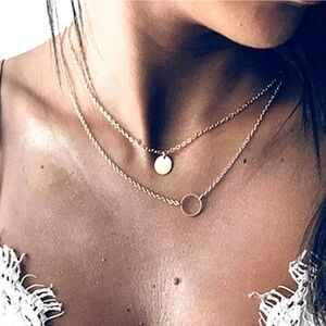 Multi Strand Layered Boho‎ Necklace Gold OR Silver